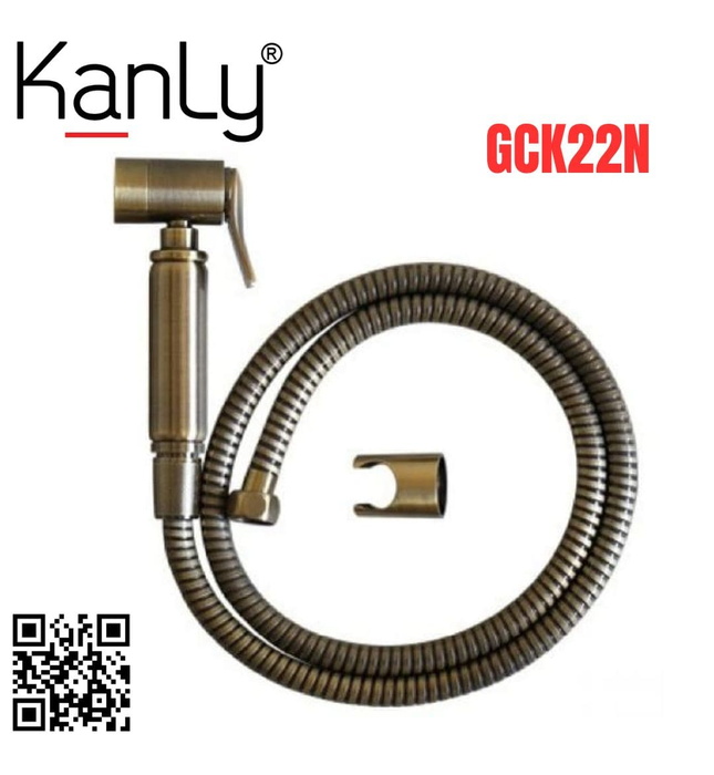 Vòi xịt Toilet bằng đồng cổ điển Kanly GCK22N 