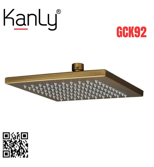 Bát sen vuông bằng đồng Kanly GCK92 