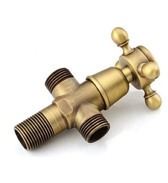 Van T chia nước bằng đồng Kanly GCV12 