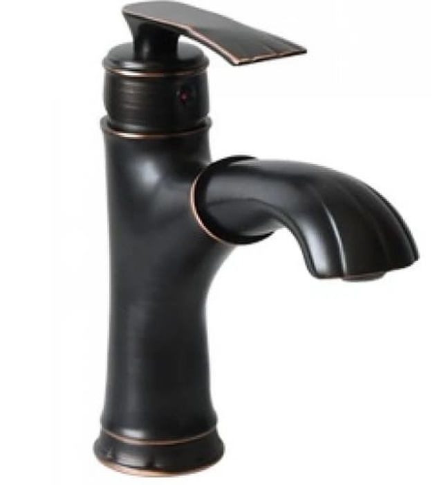 Vòi lavabo nóng lạnh có rút dây màu đen Kanly GCV42B 