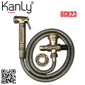 Vòi xịt Toilet bằng đồng cổ điển Kanly GCK23 