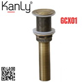 Đầu xả Nhấn Lavabo bằng đồng Kanly GCX01