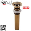 Đầu xả Nhấn Lavabo bằng đồng Kanly GCX02