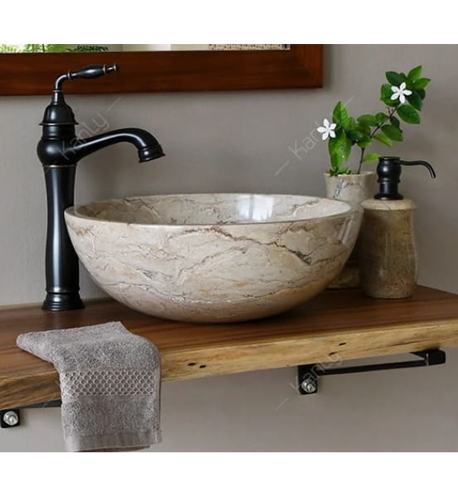 Vòi lavabo nóng lạnh màu đen Kanly GCA14B 