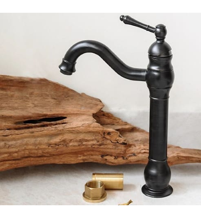 Vòi lavabo nóng lạnh màu đen Kanly GCA15B 