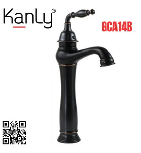 Vòi lavabo nóng lạnh màu đen Kanly GCA14B 