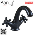 Vòi lavabo nóng lạnh màu đen Kanly GCV05B 
