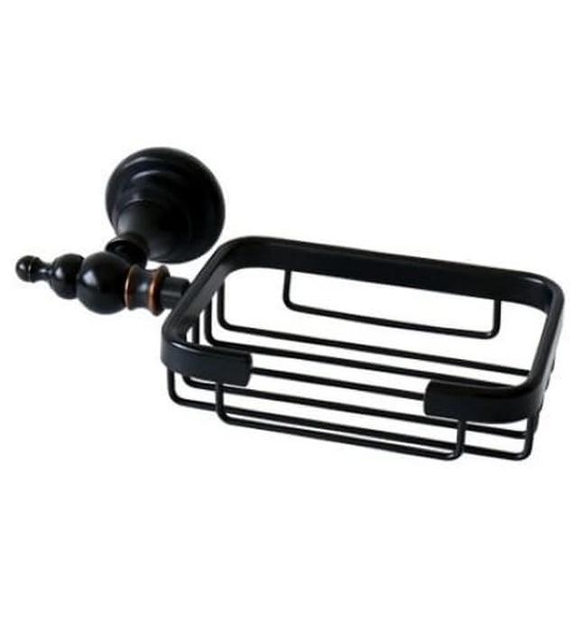 Giá đựng xà phòng bằng đồng màu đen Kanly GCK05B 