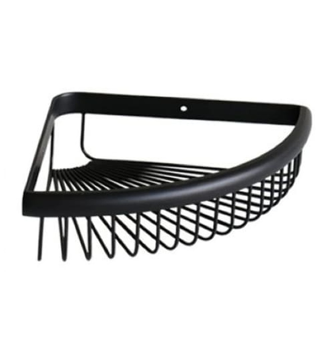 Kệ góc để đồ bằng đồng màu đen Kanly GCK28B 