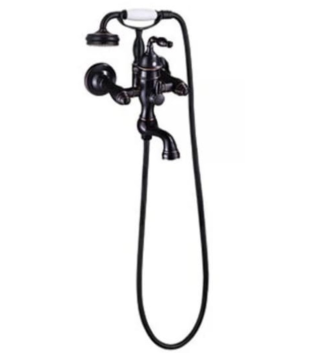 Sen tắm nóng lạnh bằng đồng màu đen Kanly GCS24B 