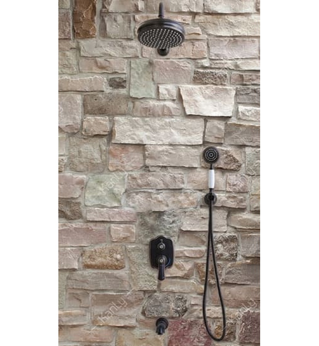 Sen tắm âm tường nóng lạnh bằng đồng Kanly GCS78B 