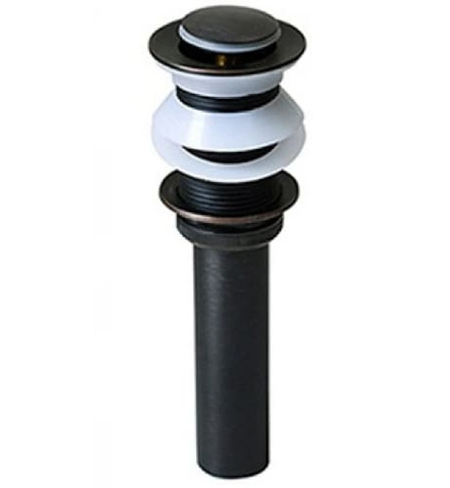 Đầu xả Nhấn Lavabo bằng đồng màu đen Kanly GCX01B