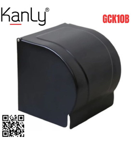 Hộp giấy vệ sinh bằng đồng màu đen Kanly GCK10B 