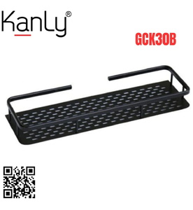Kệ để đồ bằng đồng màu đen Kanly GCK30B