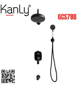 Sen tắm âm tường nóng lạnh bằng đồng Kanly GCS78B 