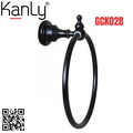Vòng treo khăn bằng đồng màu đen Kanly GCK02B 