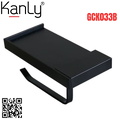 Móc giấy vệ sinh bằng đồng màu đen Kanly GCK033B