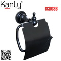 Móc giấy vệ sinh bằng đồng màu đen Kanly GCK03B 