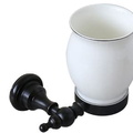 Giá để cốc đơn bằng đồng màu đen Kanly GCK07B