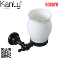 Giá để cốc đơn bằng đồng màu đen Kanly GCK07B