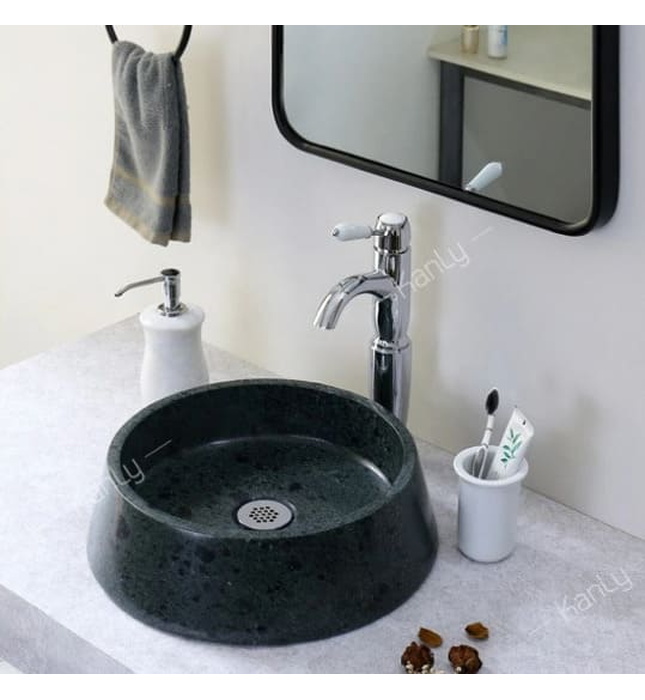 Vòi chậu lavabo nóng lạnh mạ chrome Kanly CHA09 