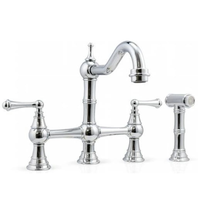 Vòi chậu lavabo nóng lạnh âm bàn mạ chrome Kanly CHB09 