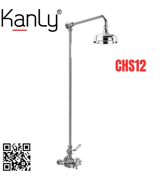 Sen cây nóng lạnh đồng thạu mạ crom cổ điển Kanly CHS12 