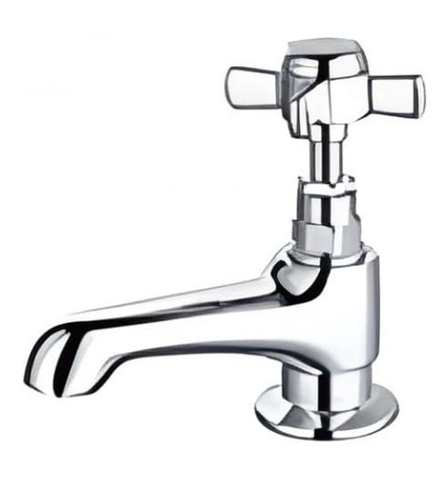 Vòi nước lạnh bằng đồng gắn tường mạ chrome Kanly CHV109 