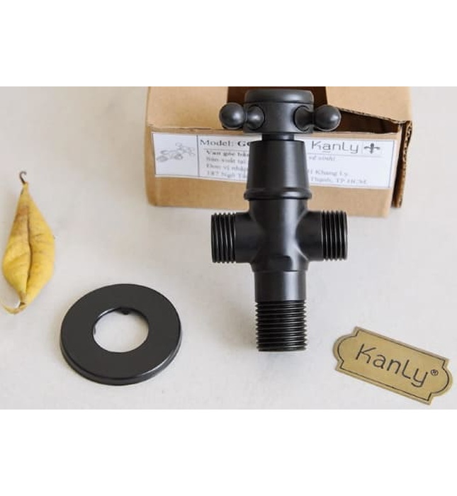 Van T chia nước bằng đồng Kanly GCV12B 
