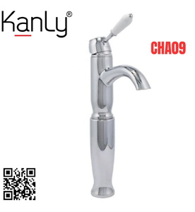 Vòi chậu lavabo nóng lạnh mạ chrome Kanly CHA09 