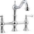 Vòi chậu lavabo nóng lạnh âm bàn mạ chrome Kanly CHB09 