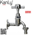 Vòi nước lạnh bằng đồng gắn tường mạ chrome Kanly CHT01 