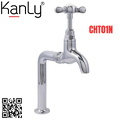 Vòi nước lạnh bằng đồng gắn tường mạ chrome Kanly CHT01N 