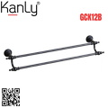 Thanh vắt khăn đôi bằng đồng màu đen Kanly GCK12B 