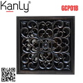 Phễu thoát sàn hoa văn bằng đồng Kanly GCP01B 