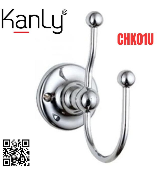 Móc treo áo bằng đồng Kanly CHK01U 