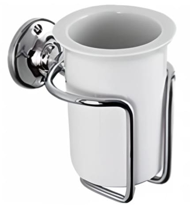 Giá để cốc đơn bằng đồng mạ chrome Kanly CHK08 