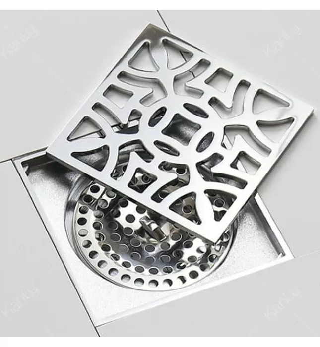 Phễu Thoát Sàn Hoa Văn Bằng Đồng KANLY CHP01