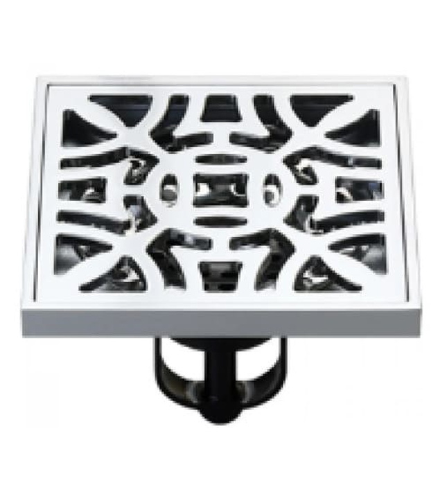 Phễu thoát sàn hoa văn bằng đồng Kanly CHP01 