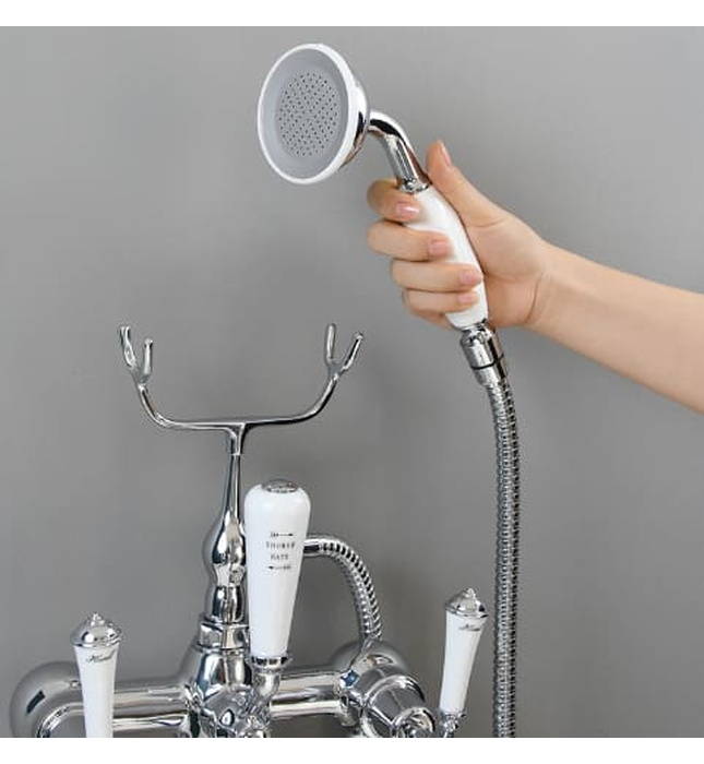 Sen tắm lạnh bằng đồng mạ chrome Kanly CHS01 