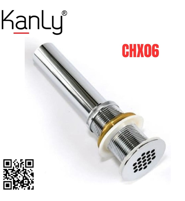 Đầu xả lưới Lavabo bằng đồng Kanly CHX06 