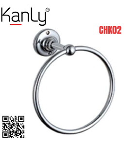 Vòng treo khăn bằng đồng Kanly CHK02