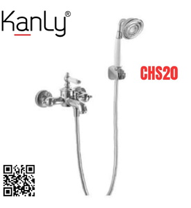 Sen tắm lạnh bằng đồng mạ chrome Kanly CHS20