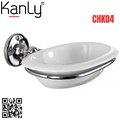 Giá đựng xà phòng đồng mạ chrome Kanly CHK04