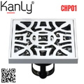 Phễu thoát sàn hoa văn bằng đồng Kanly CHP01 