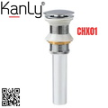 Đầu xả Nhấn Lavabo bằng đồng Kanly CHX01