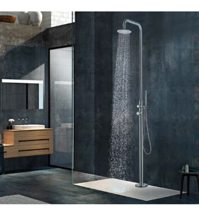 Sen cây tắm đứng nóng lạnh đặt sàn ngoài trời Kanly KLS9005 