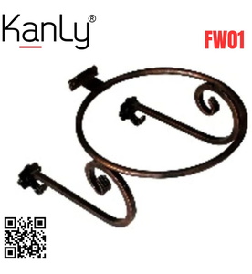 Khung sắt đặt chậu lavabo treo tường Kanly FW01 