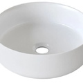 Chậu lavabo đặt bàn sứ tròn màu trắng Kanly SU523 