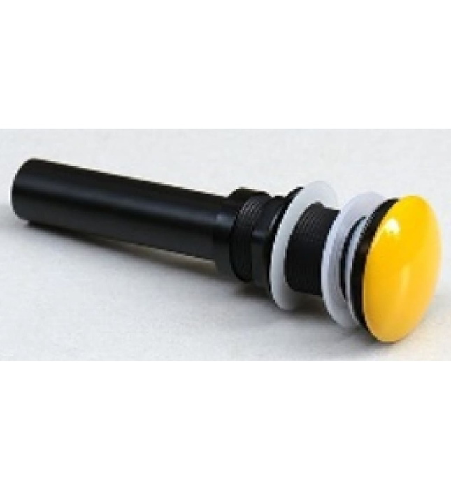 Đầu xả lavabo sứ màu vàng Kanly KLX14 